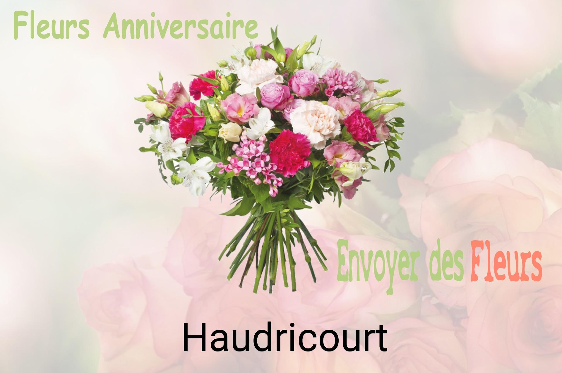 Bouquet de fleurs d’anniversaire livré à Haudricourt